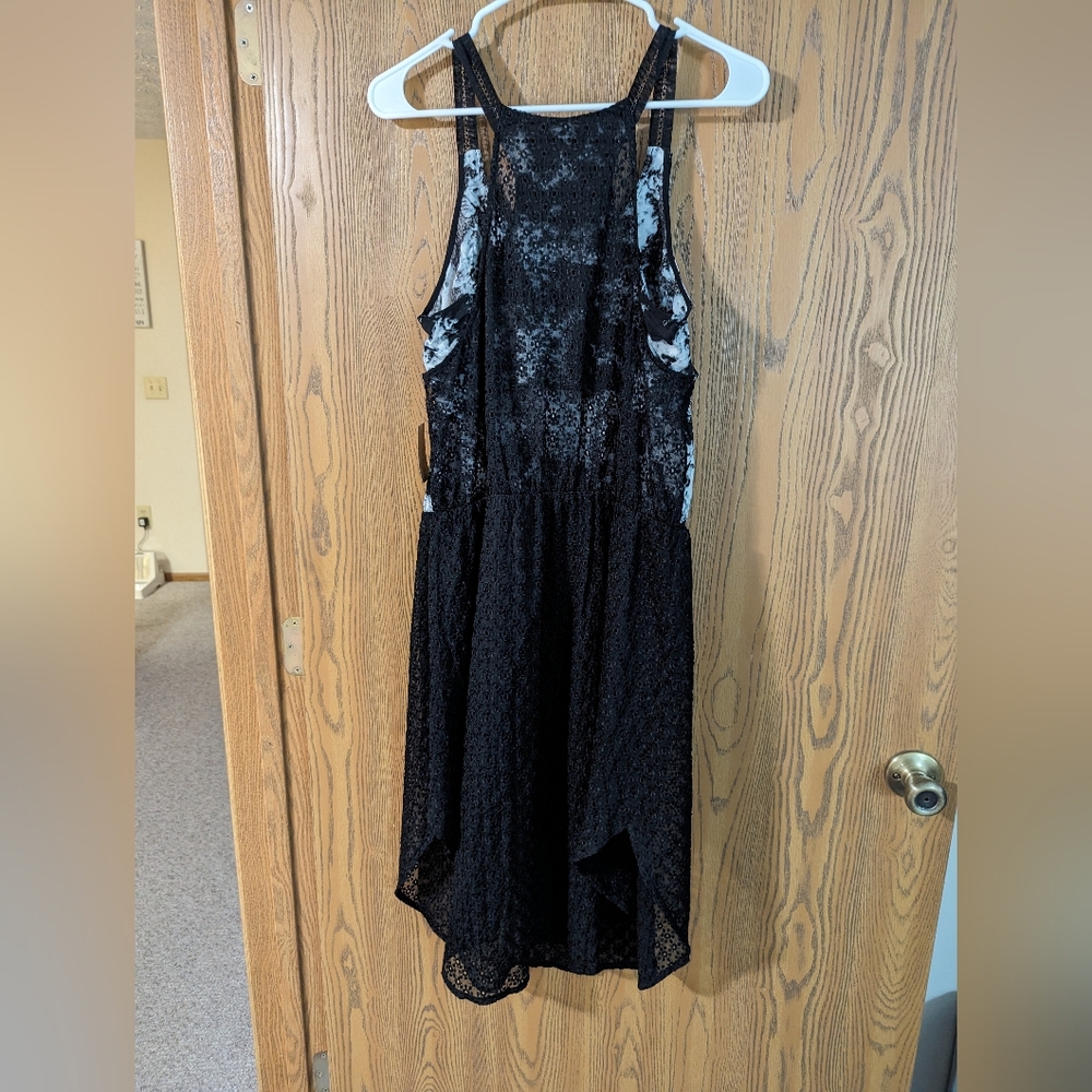 Rachel Roy Memory Motel Black Sleeveless Eyelet Dress, Size Medium, NWT - Picture 3 of 4